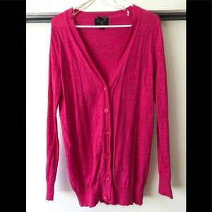 Forever 21 for Hello Kitty Pink Cardigan medium